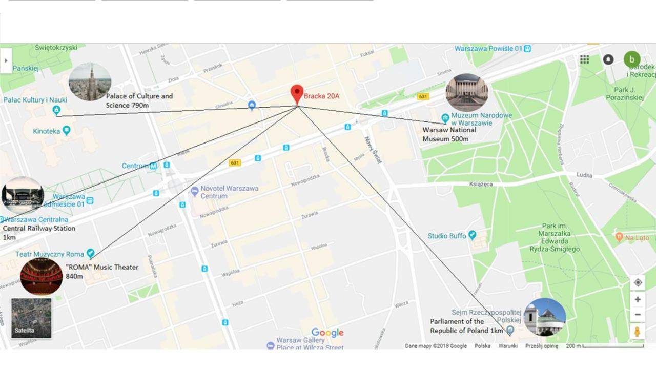 شقة Warsaw Concierge Bracka Retro Flat المظهر الخارجي الصورة